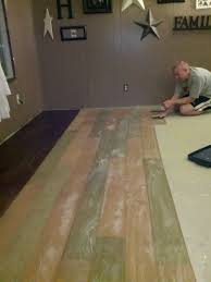 Paper Floor Wow And You Can Make It So It Looks Like Wood Awesome Paper Bag Flooring Brown Paper Bag Floor Diy Flooring