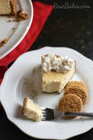 The Best Eggnog Cheesecake Recipe With Gingersnap Crust Rose Bakes Recipe Eggnog Cheesecake Cheesecake Recipes Gingersnap Crust
