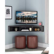 Use an empty corner of a living room to mount a tv and add a lot of decor value at the same time. Pin By Vanessa Clark On Products You Tagged Living Room Corner Small Tv Room Corner Tv Stands