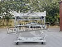 Aluminum Lighting Fixture Transport Rack Removable Adjustable Moving Head Lighting Dolly Rack Cart