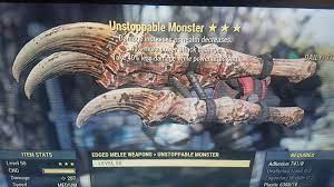 For those wondering if the craftable Unstoppable Monster has a different  skin. : r/Market76