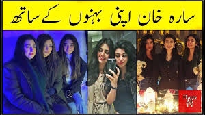 She has two sisters sarah khan and aisha khan. Sarah Khan With Her Sisters Sarah Khan Sisters Noor Zafar Khan Aisha Khan Harry Ali Tv Youtube