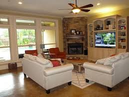 This is probably the layout many of us think of when we consider a formal living room: Furniture Layout For Small Living Room With Corner Fireplace Novocom Top