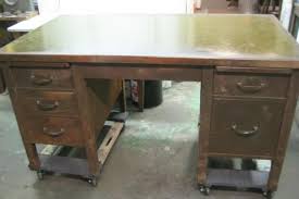 Art Metal Tanker Desk Vintage Office Furniture Desk Tanker Desk