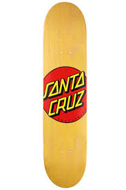 Santa Cruz Classic Dot 7 75 Deck Yellow Buy At Skatedeluxe Innovative skateboards and artwork from the beginning 'til the end. santa cruz classic dot 7 75 deck yellow