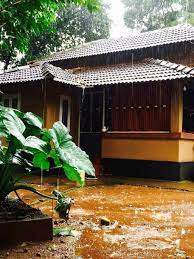 Kerala Home Monsoon Season Kerala Houses Village House Design Village Photography
