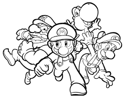 Recently i am trying to improve my colour skills in dark backgrounds. Mario Coloring Pages Luigi Daisy Colorine Net 20363 Coloring Home