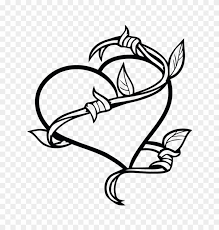 You won't need reference images because you'll have muscle memory and experience to rely on. Heart Vine Decal Easy To Draw Tattoos Free Transparent Png Clipart Images Download