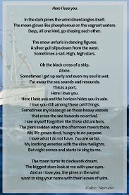 Pablo Neruda S Here I Love You Over The Andes Pablo Neruda Neruda Love Poems Love You Poems