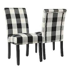 Browse a variety of housewares, furniture and decor. Black Buffalo Check Dining Chairs Set Of 2 Kirklands Parsons Dining Chairs Dining Chairs Black And White Dining Room