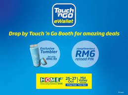 Use my referral code and register for the touch 'n go ewallet to get 100% toll rebates. 25 27 Oct 2019 Touch N Go Ewallet Reload Pin Promotion At Home Living Exhibition Mid Valley Everydayonsales Com