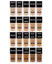 maccosmetics to wetnwildbeauty photofocus foundation shade