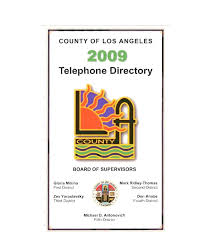Los Angeles County Telephone Directory