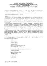 Privind aprobarea cuantumului salariului mediu lunar pe economie, prognozat pentru anul 2019. Https Static Anaf Ro Static 10 Anaf Legislatie Hg 935 2019 Pdf