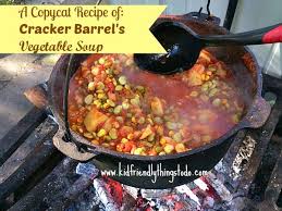 Copycat Cracker Barrel S Vegetable Soup With Video Kid Friendly Things To Do Recipe Vegetable Soup Recipes Recipes Soup Recipes