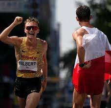 In 2019, he competed in the men's 50 kilometres walk at the 2019 world athletics championships held. Fcagb4 81 Oflm