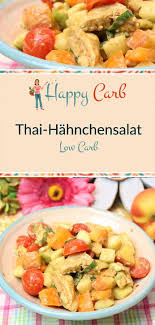 Thai Hahnchensalat Happy Carb Rezepte Rezept In 2020 Rezepte Hahnchensalat Paleo Rezepte