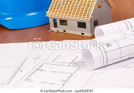Two basic methods are used for framing a house: Electrical Drawings House Under Construction And Protective Blue Helmet Building Home Concept Electrical Drawings Or Canstock