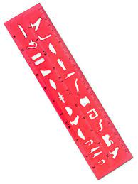 Hieroglyphen das alphabet der ägypter und wie es zu lesen ist. Hieroglyphen Schablone Sakarra Lineal Der Romer Shop