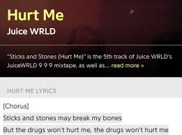 (bgo) juice wrld girlfriend says his ghost still communicates with her shows lights turn off and blinds. Juice Wrld S Lyrics For This Song Agedlikemilk