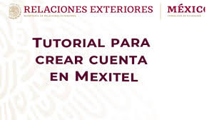 Maybe you would like to learn more about one of these? Como Crear Una Cuenta En Mexitel Consulado De Mexico En Mke Youtube
