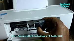 Open up the printer and remove all of the ink cartridges from the machine. Removing And Refixing Ink Cartridges Of Hp Deskjet 1112 Youtube