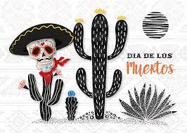 Day of the dead has even drawn comparisons to cinco de mayo, a public holiday a group of young girls prepare for a performance during the day of the dead celebration at the hollywood forever cemetery in this article was amended on 28 october 2019 to correct the spelling of oaxaca state. Dia De Los Muertos Day Of The Dead Skull And Cactus Digital Art By Doreen Erhardt