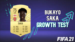 Bukayo saka is a left midfielder from england playing for arsenal in the england premier league (1). Bukayo Saka Growth Test Fifa 21 Career Mode Youtube