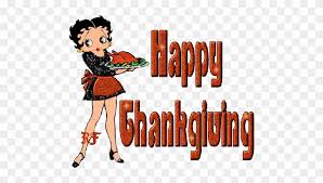Though we might not admit it at the table, we're also grateful for gifs. Betty Boop Clip Art Funny Happy Thanksgiving Gif Free Transparent Png Clipart Images Download