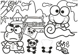 Kawaii hello kitty coloring books for girls and adults. Kero Keroppi Coloring Pages Webspace Webring People None Colorine Net 5684 Coloring Pages Hello Kitty Coloring Coloring Pictures