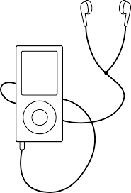 Thanks for watching my coloring pages for kids channel! Ipod With Headphones Clipart 2199635 Png Images Pngio