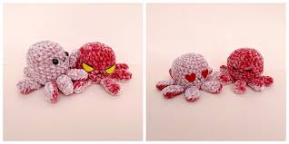 This is pattern in pdf file only, no final product. Reversible Moody Octopus Free Pattern Knitting Projects