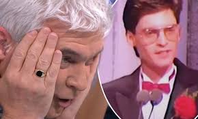 Phil's first tv role was presenting a kids tv show in new zealand, where he lived for 3 years in the early 80. Phillip Schofield Is Red Faced Over 1984 Throwback Footage Daily Mail Online