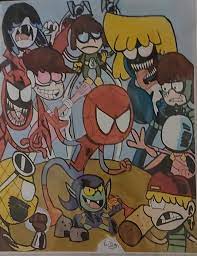Here's a Spider-Man x Loud House mashup I drew like almost a year ago! ;) :  r/Spiderman