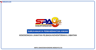 Permohonan adalah dipelawa daripada warganegara malaysia yang berkelayakan untuk mengisi kekosongan jawatan kosong terkini di suruhanjaya perkhidmatan awam (spa) sebagai: Kekosongan Baru Di Suruhanjaya Perkhidmatan Awam Malaysia Spa