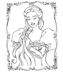Printable coloring pages for kids. Free Printable Barbie Coloring Pages Coloring Home
