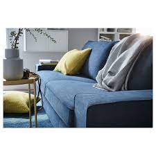 Kivik Sofa Hillared Dark Blue Ikea 3er Sofa Kissenbezug Wohnzimmer Sofa