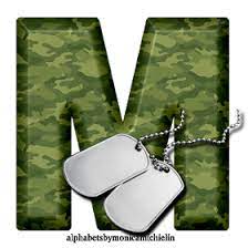 Alphabets By Monica Michielin Soldier Camouflage Dog Tag Alphabet Alfabeto Dia Do Soldado 25 De Agosto Dog Tags Alphabet Army Love Quotes