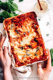 Best Dairy Free Lasagna With Vegan Ragu Creamy Healthy Recipe In 2020 Dairy Free Lasagna Dairy Free Vegan Lasagna