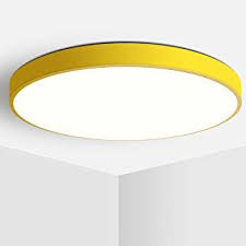 6000 6500k Round Led Flush Mount Ceiling Light D15 75 X 2 Inch 22w Natural White Ligh Light Fixtures Flush Mount White Light Fixture Flush Mount Ceiling Lights
