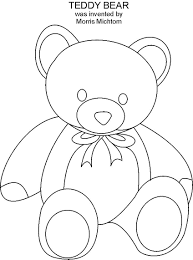 This compilation of over 200 free, printable, summer coloring pages will keep your kids happy and out of trouble during the heat of summer. Teddy Bear Coloring Page