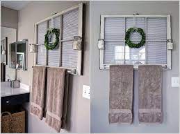 Both panes of glass in this window are tempered for use in the bath. Antique White Frame Wood Window Picture Frame 6 Pane Vintage Bathroom Mirror Or Towel Hanger Bathroo Window Pane Decor Bathroom Wall Decor Old Window Frames