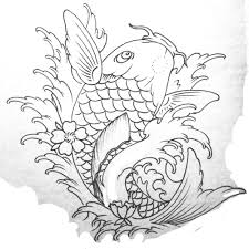 Japanese Koi Fish Tattoo Stencils Japanese Koi Fish Tattoo Koi Fish Tattoo Japanese Koi