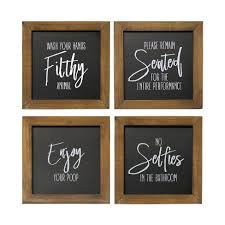 We did not find results for: Set Of 4 10 X 10 Bathroom Wall Art Black Walnut Stratton Home Decor Target