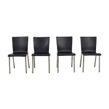 Bernhard chair makes it easy for you to relax and enjoy long sittings at the dining table, eating and socialising. 82 Off Ikea Ikea Black With Chrome Dining Chairs Chairs