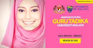 Warganegara malaysia yang berminat bekerja universiti malaya berkelayakan dipelawa untuk memohon sekarang juga. Jawatan Kosong Guru Tadika N29 Universiti Malaya Um