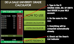 2.5 + 3.1 divided by 2 semesters = 2.80 your cgpa is used for an assessment of your overall academic standing. Dlsu Gpa Grade And Cgpa Calculator A Not So Popular Kid Food Blog