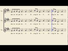 Nah, tangga nada pentatonis dibedakan menjadi dua jenis berdasarkan nadanya, yaitu tangga nada pelog dan tangga nada slendro. Notasi Lagu Potong Bebek Angsa Not Balok Lagu Anak Indonesia Youtube