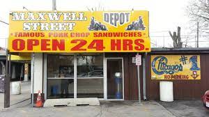 Maxwell St Depot Chicago Il Polish 24 Rs Bridgeport Neighborhood Pork Chop Sandwiches Chicago Food Food Ads