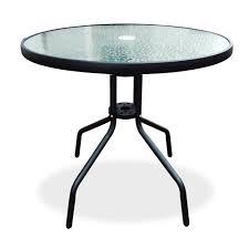 American tables and seating 90b metal black outdoor chair. Metal Tempered Glass Outdoor Bistro Round Patio Garden Table Garden Buy Round Table With Umbrella Hole Table With Hole For Umbrella Round Garden Table Product On Alibaba Com